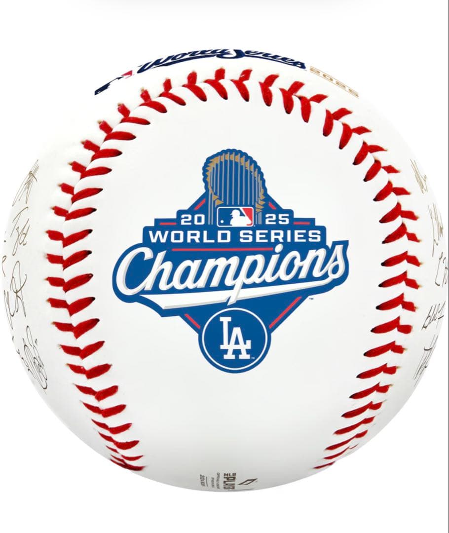 MLB ドジャース 2025 ワールドシリーズ チャンピオン サイン ボール