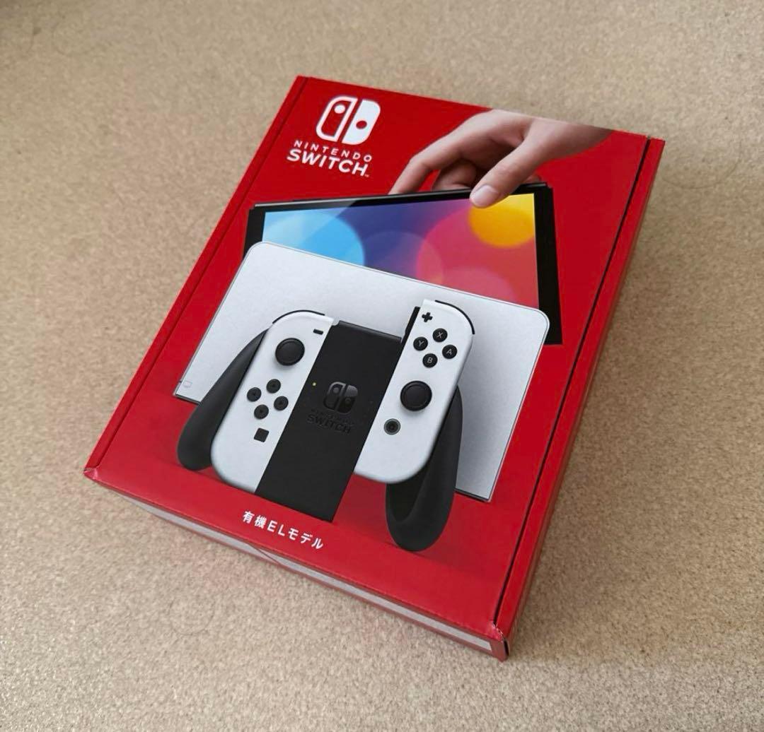 新品未開封　Switch本体有機EL Joy-Conホワイト