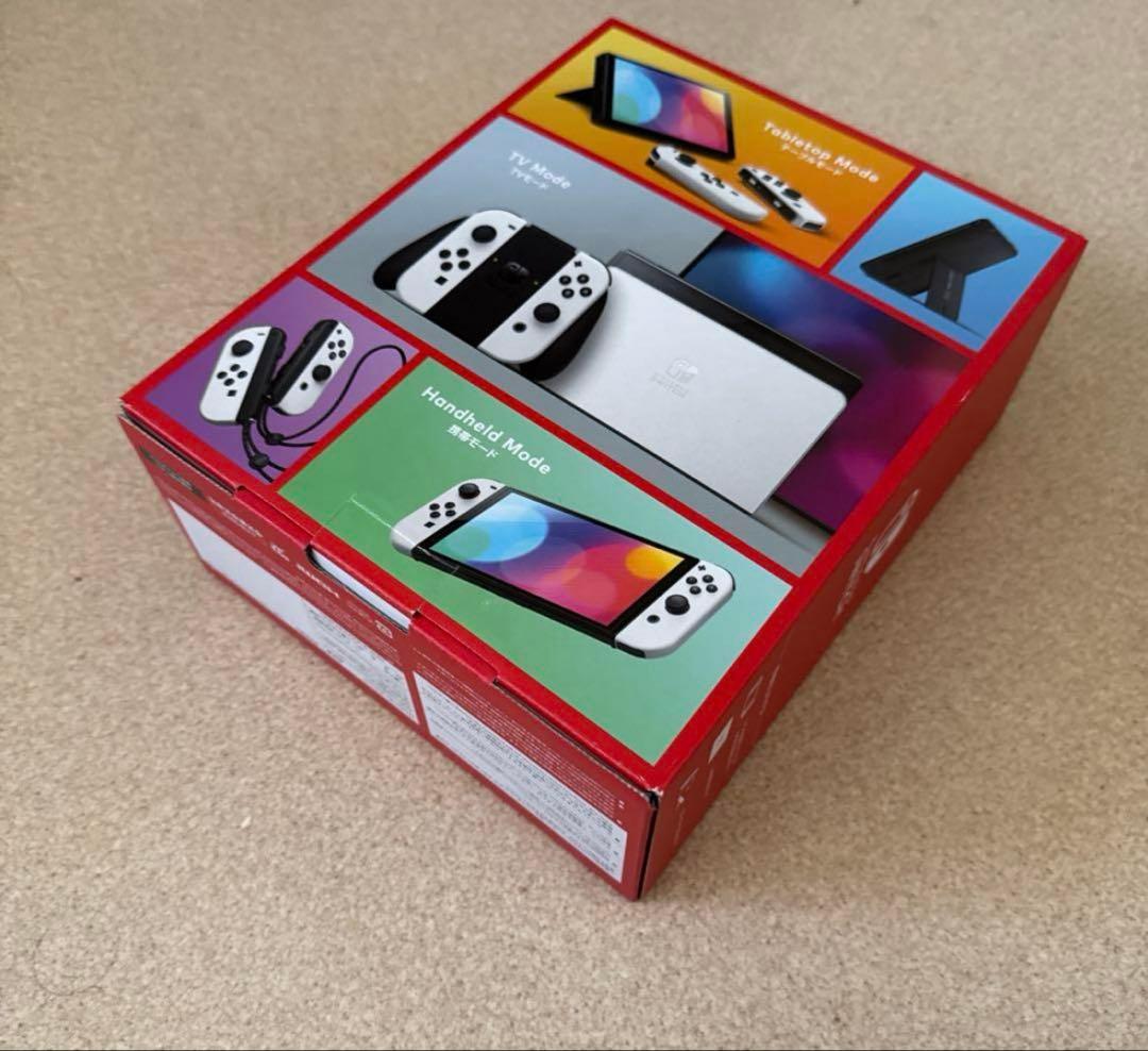 新品未開封　Switch本体有機EL Joy-Conホワイト