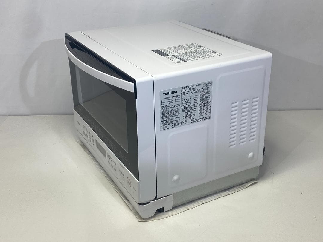 TOSHIBA オーブンレンジ　ER-XD70(W)　2023年製