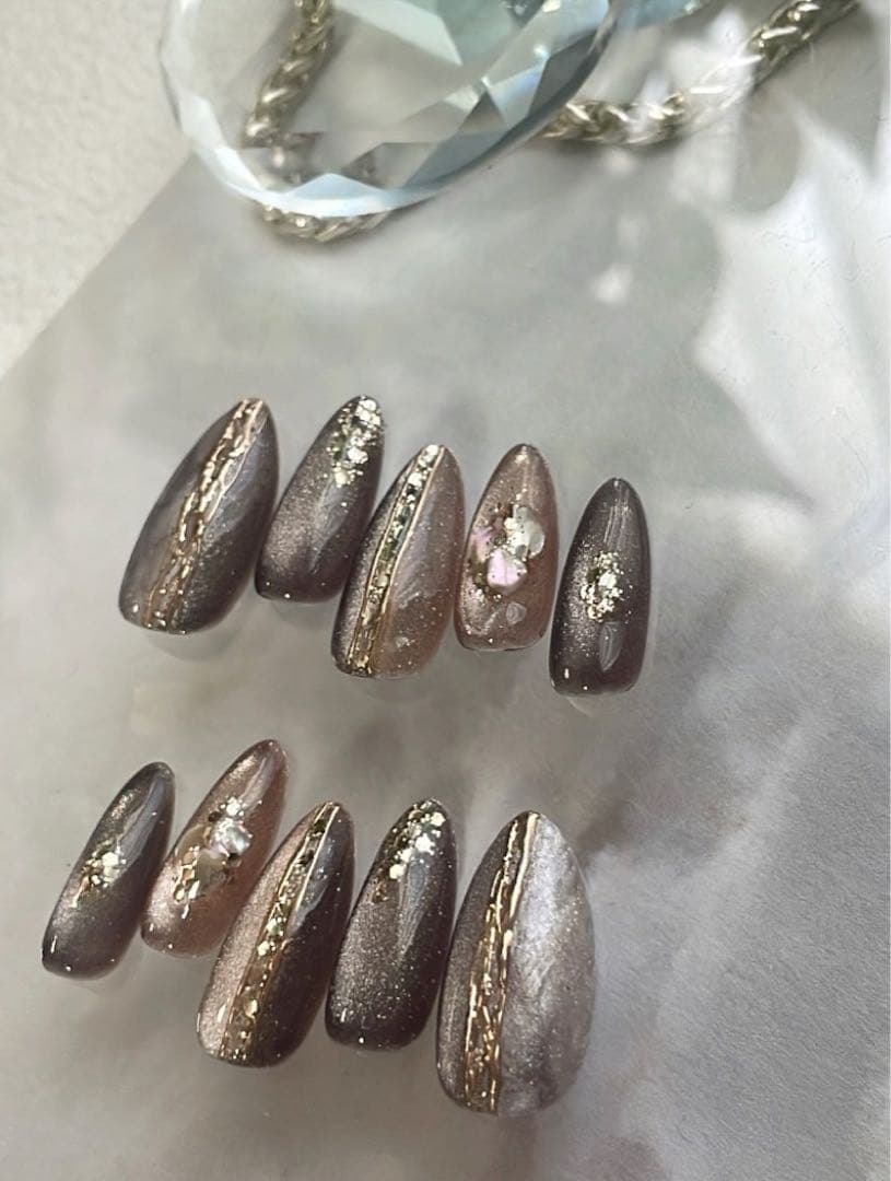 【専用】オーダーネイルチップ　4点