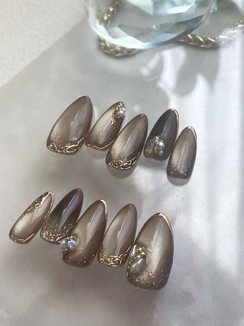 【専用】オーダーネイルチップ　4点