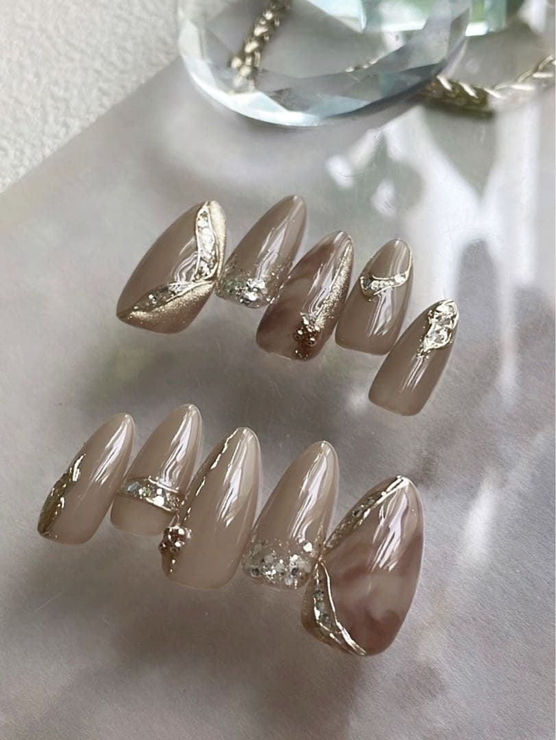 【専用】オーダーネイルチップ　4点