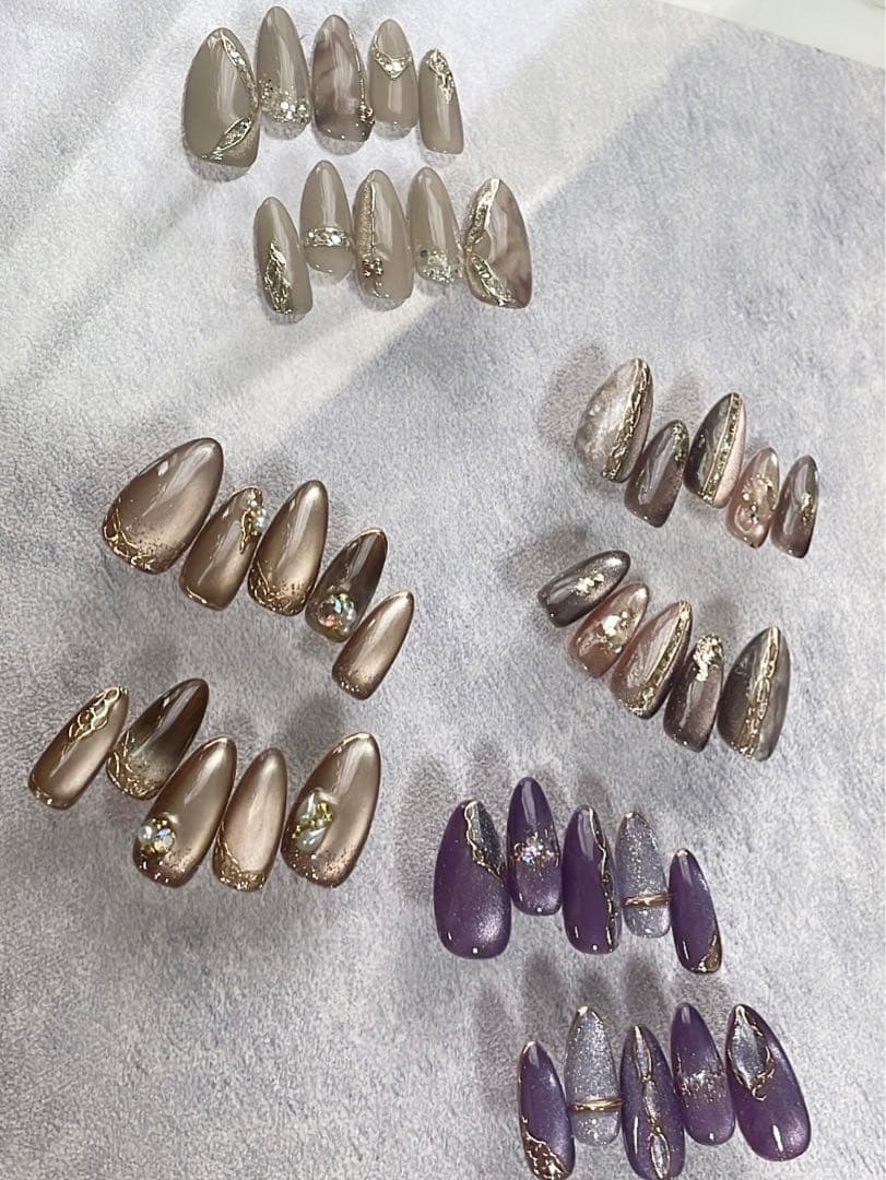 【専用】オーダーネイルチップ　4点