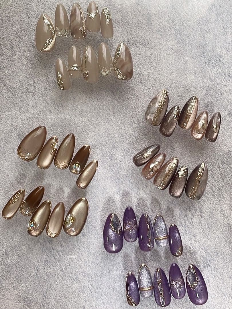 【専用】オーダーネイルチップ　4点