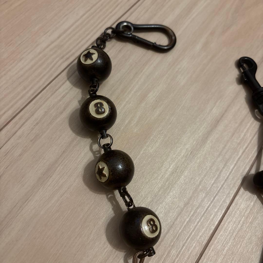 【名作】 スワイプオンザクワイエット ウォレットチェーン 8ボール SOTQ