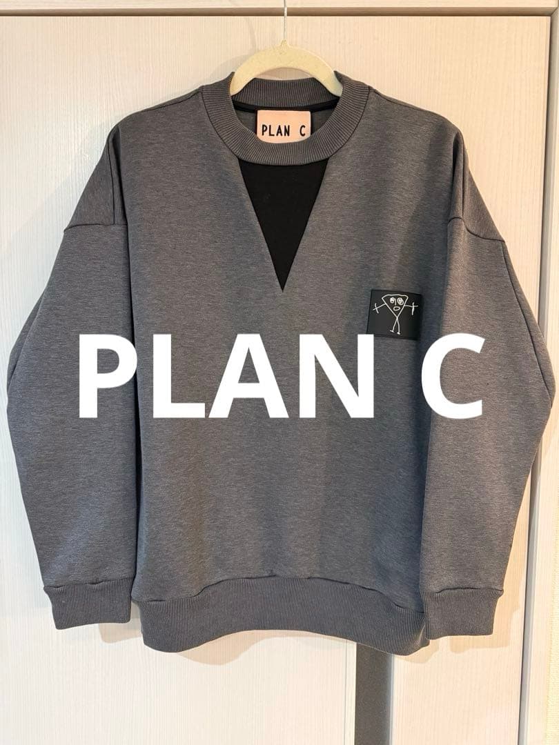 PLAN C プランシー サイドジッププルオーバー スウェット ビアンカ