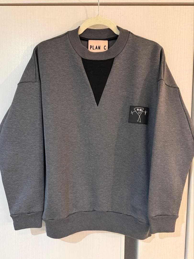 PLAN C プランシー サイドジッププルオーバー スウェット ビアンカ