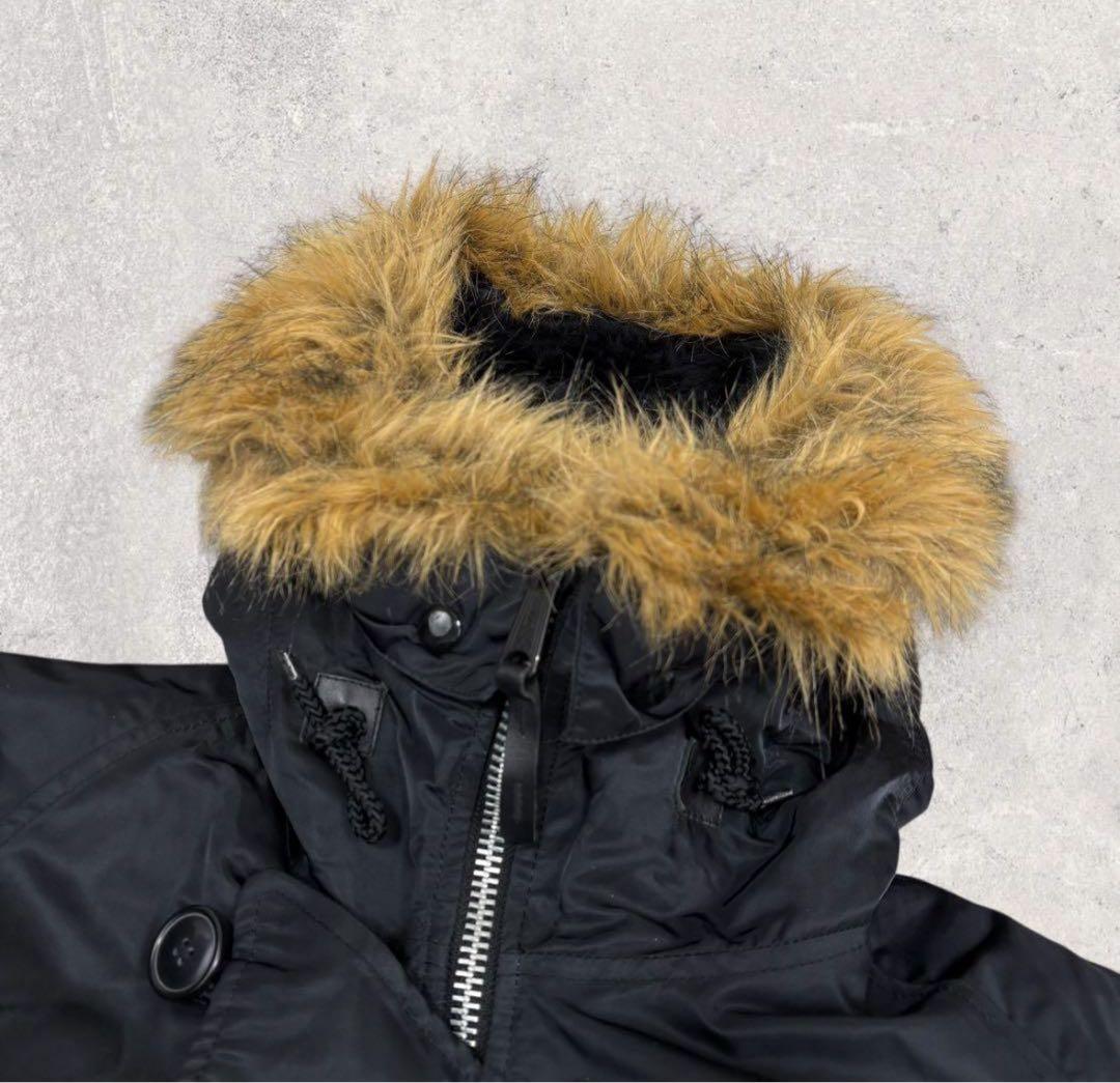 ALPHA INDUSTRIES N-3B フライトジャケット ブラック XL