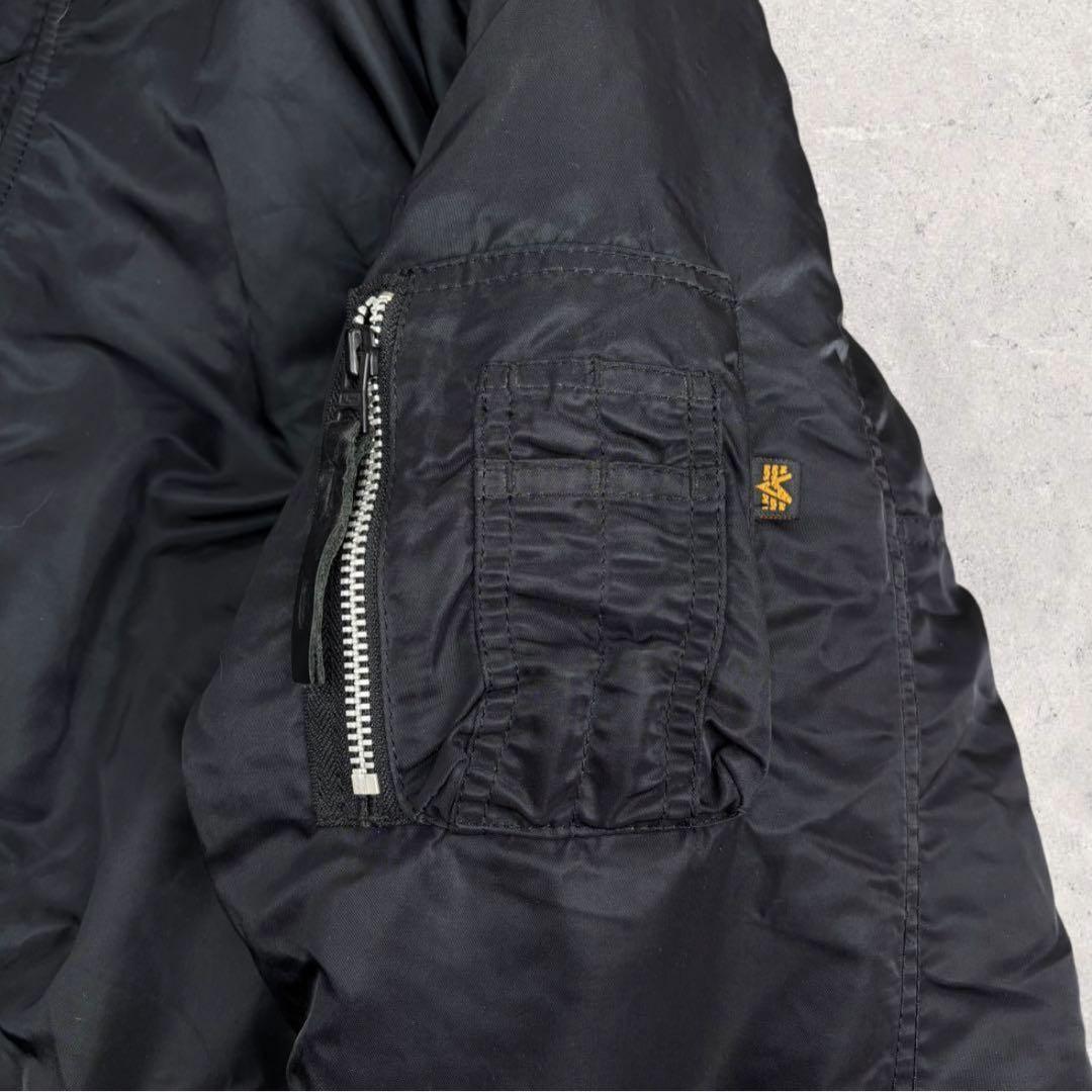 ALPHA INDUSTRIES N-3B フライトジャケット ブラック XL
