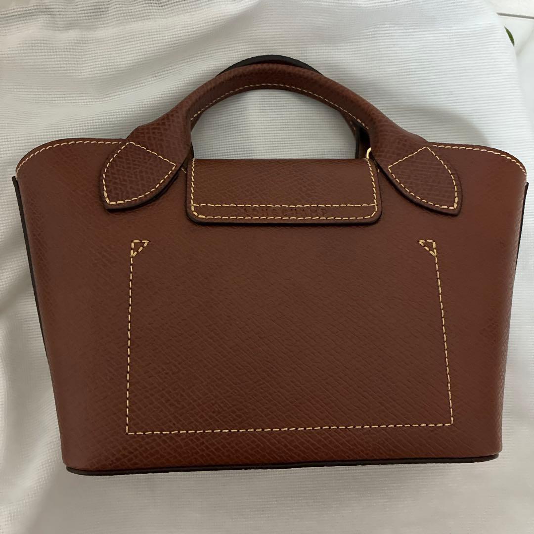 ロンシャン　エピュレ　XS ショルダーバッグ　ブラウン　ÉPURE レザー