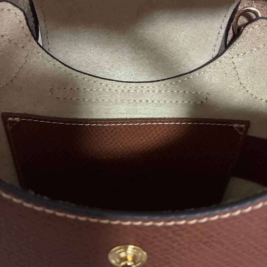 ロンシャン　エピュレ　XS ショルダーバッグ　ブラウン　ÉPURE レザー