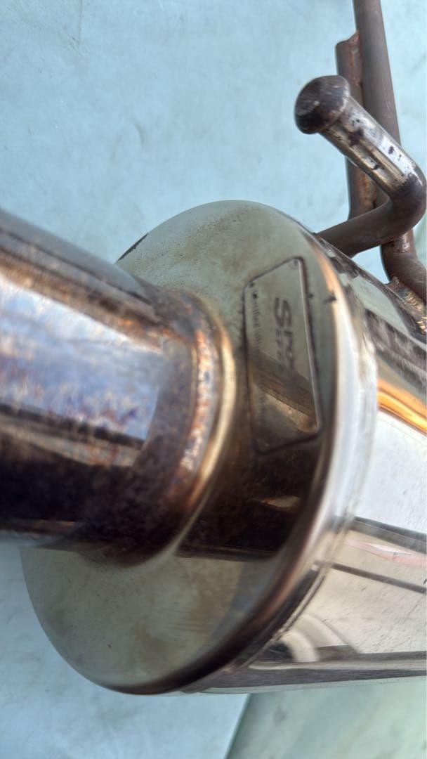 ヒ*デ様 Spoon ステンレス シングル出しマフラー　FIT RS GE8 M