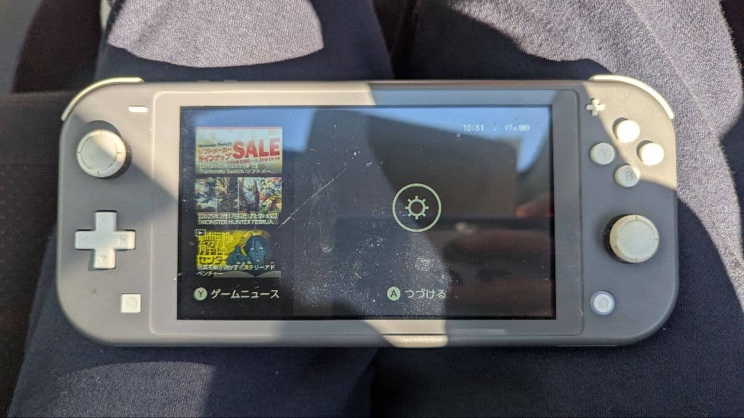 Nintendo Switch Lite グレー 本体 付属品なし