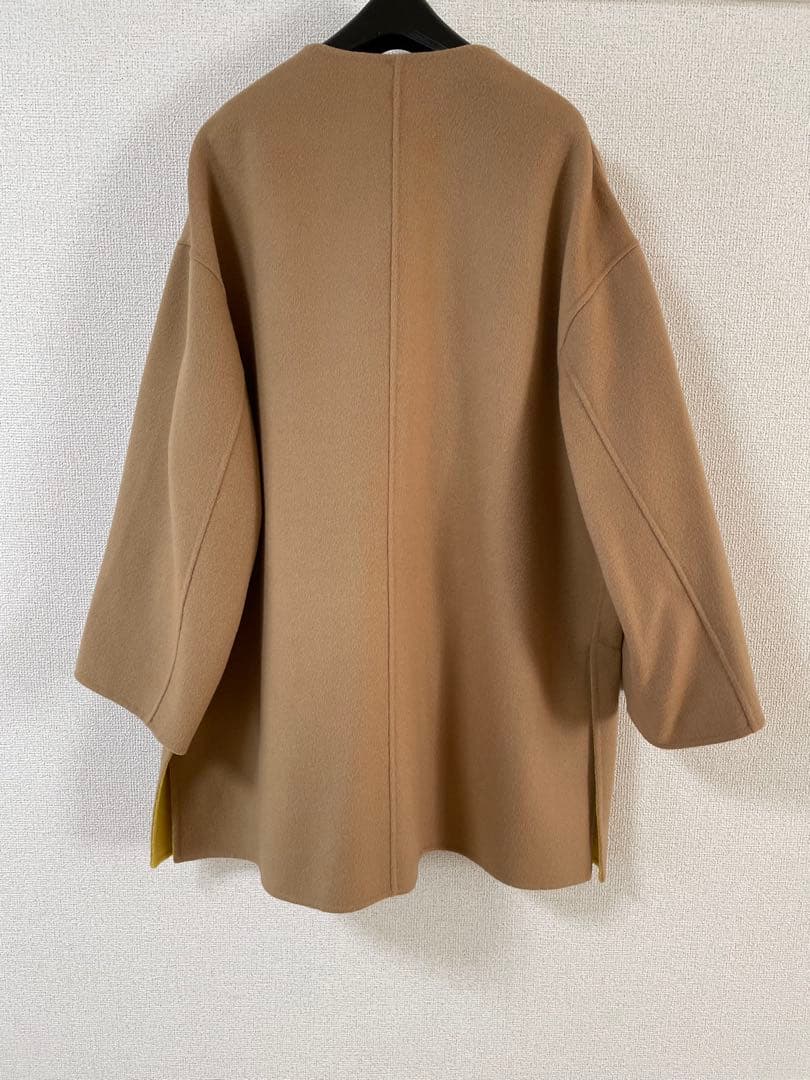 UNITED ARROWS ユナイテッドアローズ リバーシブルノーカラーコート