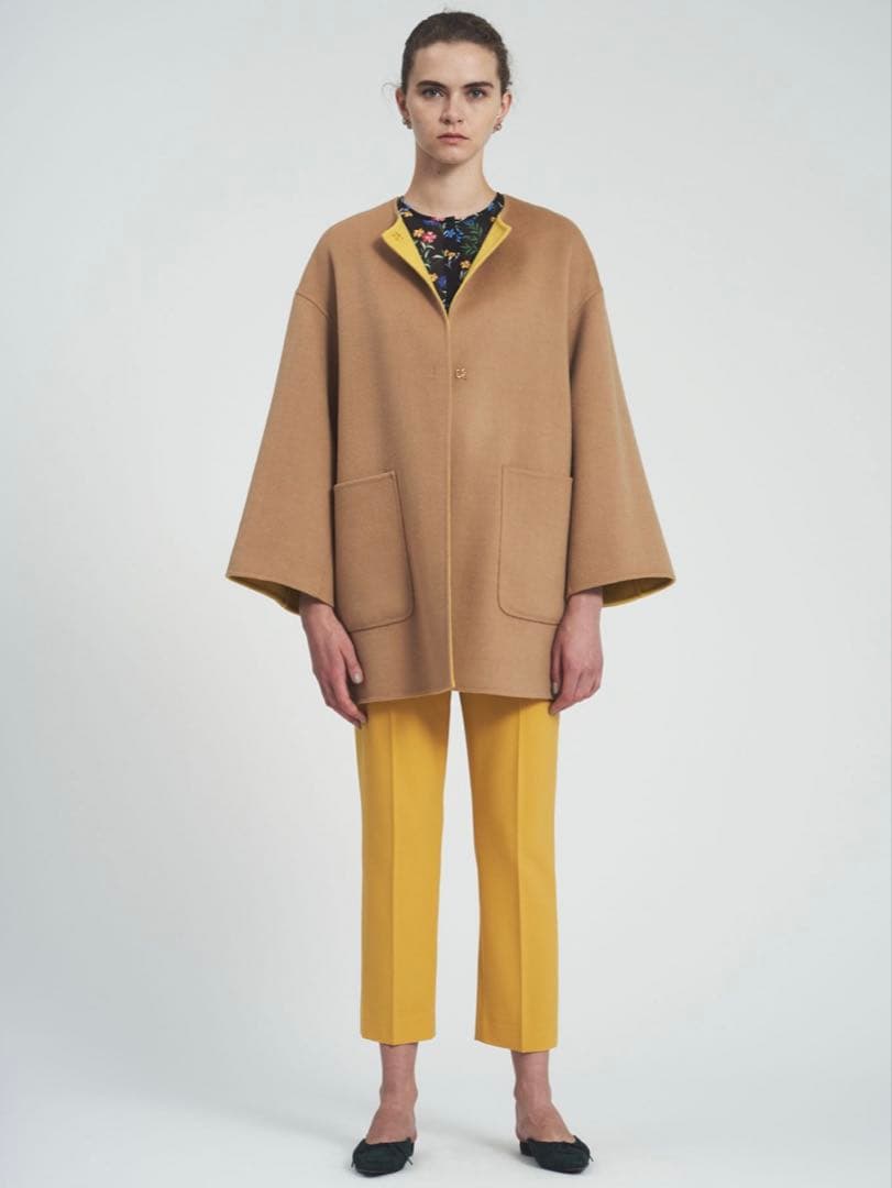 UNITED ARROWS ユナイテッドアローズ リバーシブルノーカラーコート