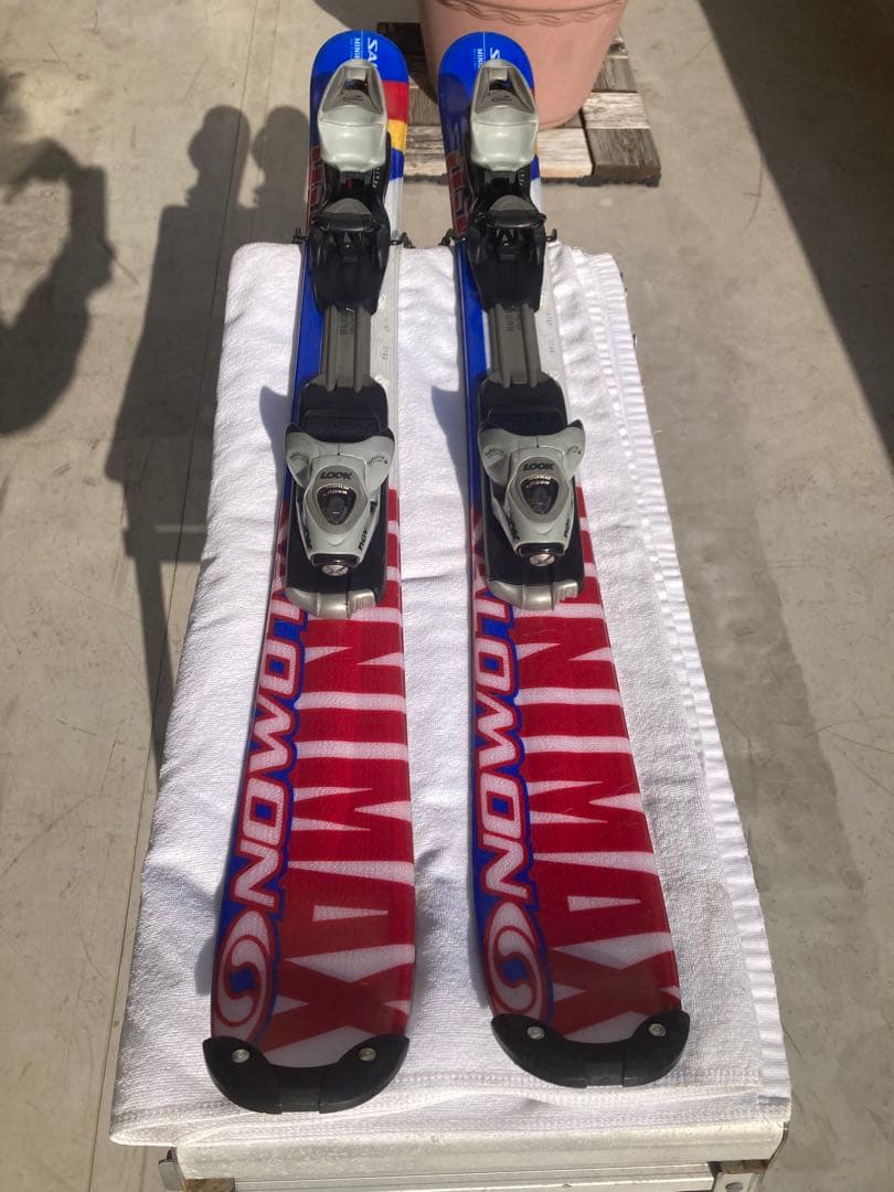 ショートスキー(ファン)と解放ビィンディングセットSALOMON MINIMAX