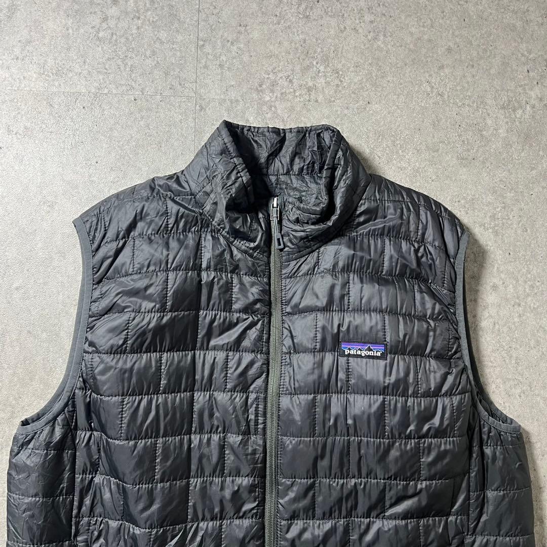 patagonia ナノパフ ベスト プリマロフト グレー L
