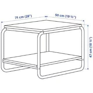 IKEA BAGGBODA イケア バッグボーダ サイドテーブル