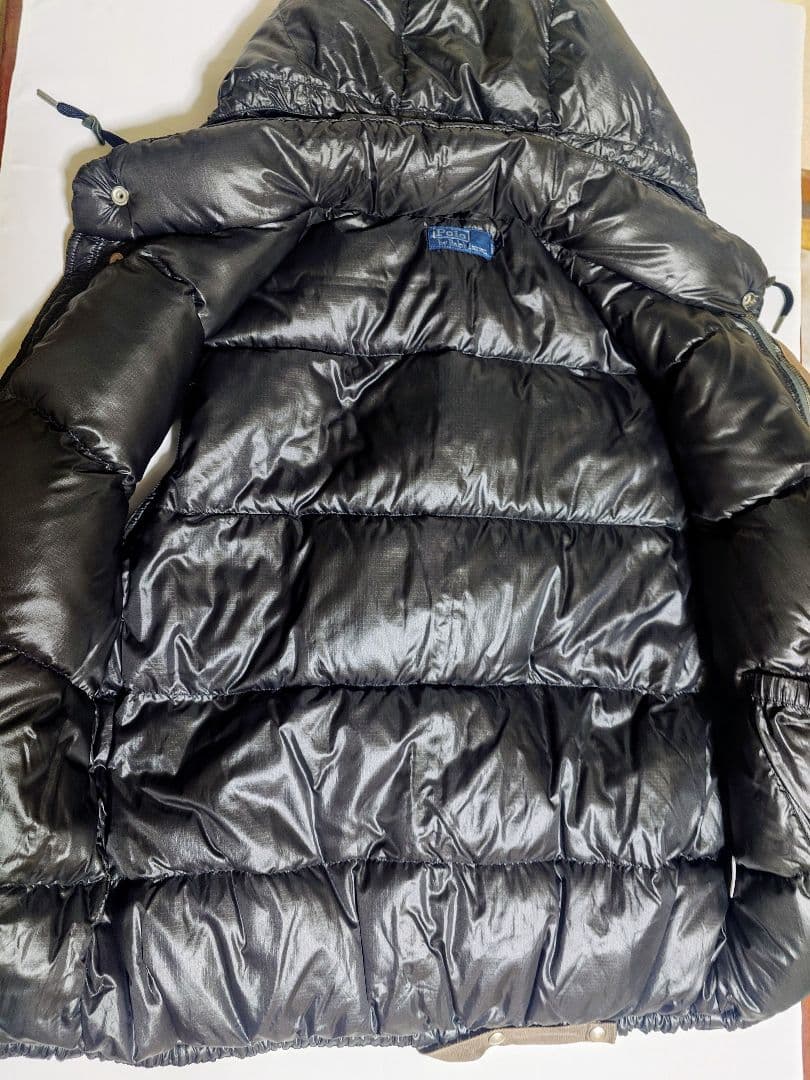 POLO ラルフローレン　メンズ　ブラック　ダウンベスト　XL　ヴィンテージ