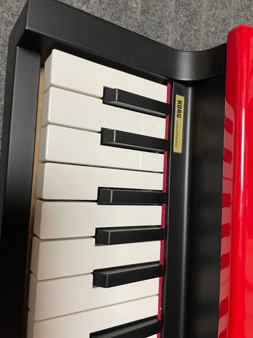 KORG microPIANO マイクロピアノ レッド 赤 電子ピアノ コルグ