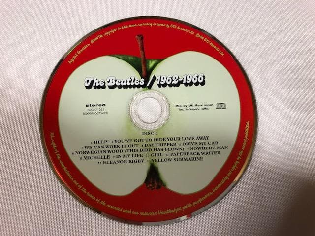 ビートルズ 赤盤 1962-1966 ベスト CD 名盤 美品 d506y59