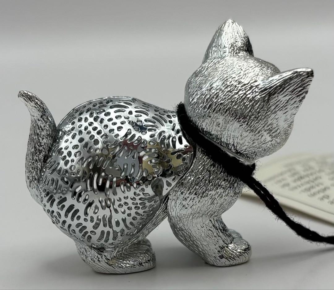 Christofle クリストフル フィギュリン 子猫 透かし 箱付