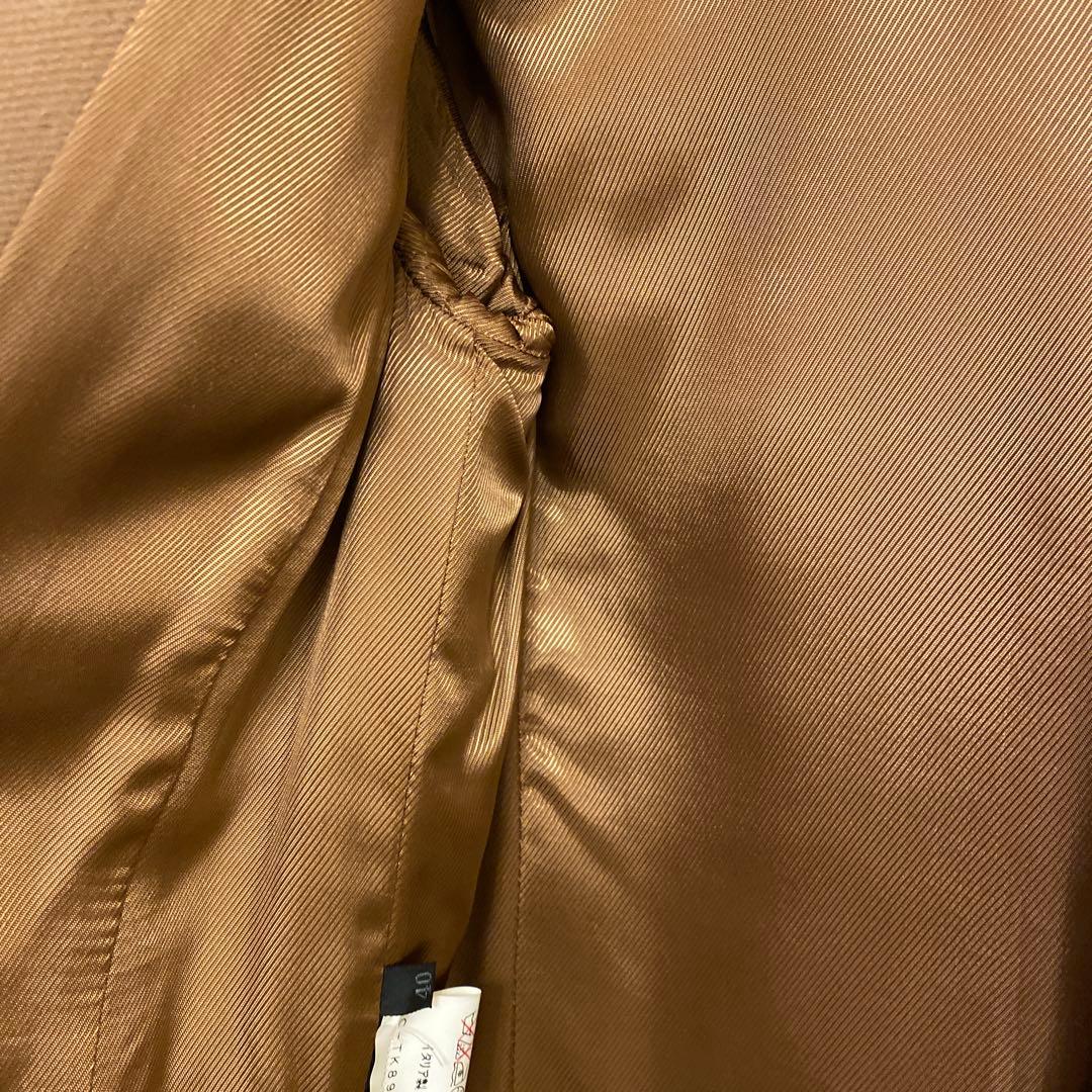 PRADA ブラウン チェスターコート