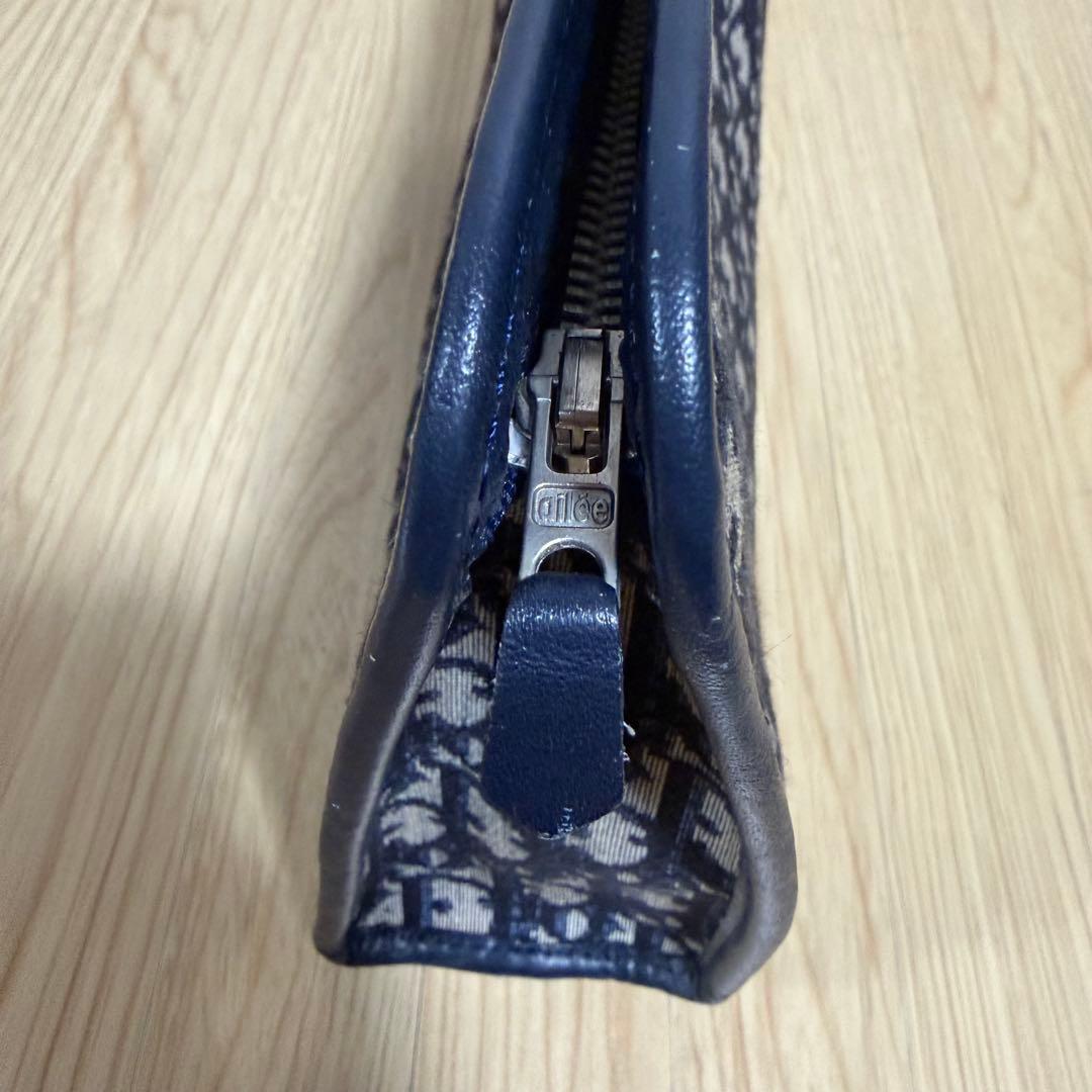 Dior クラッチバッグ トロッター ネイビー ビンテージ