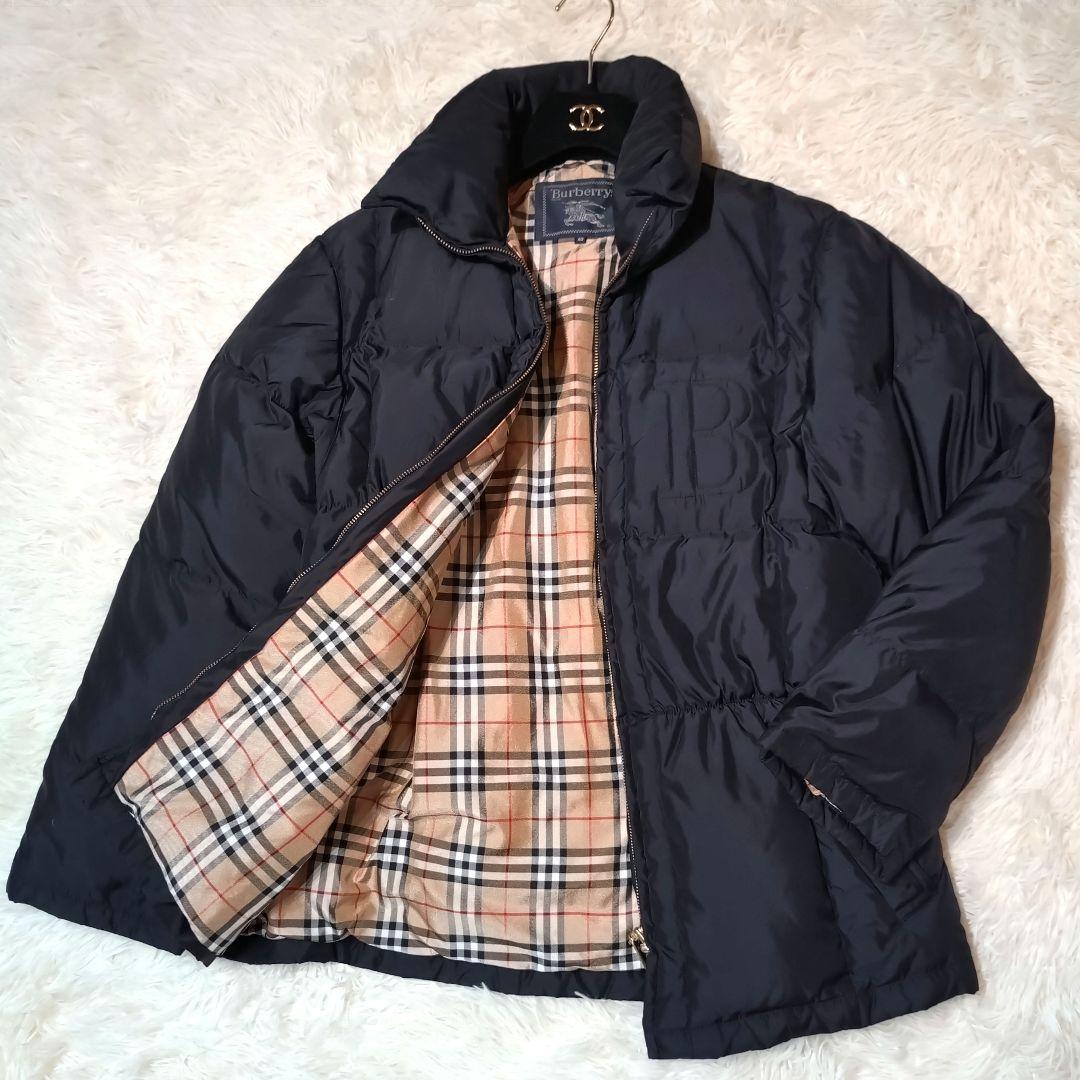 美品✨️　バーバリー　ノバチェック　ダウンジャケット　ミドル