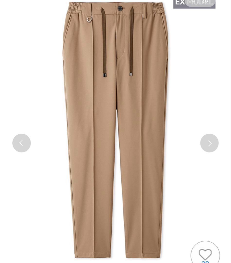 新品未使用アウールMALPENSA PLEATSベージュパンツLサイズ