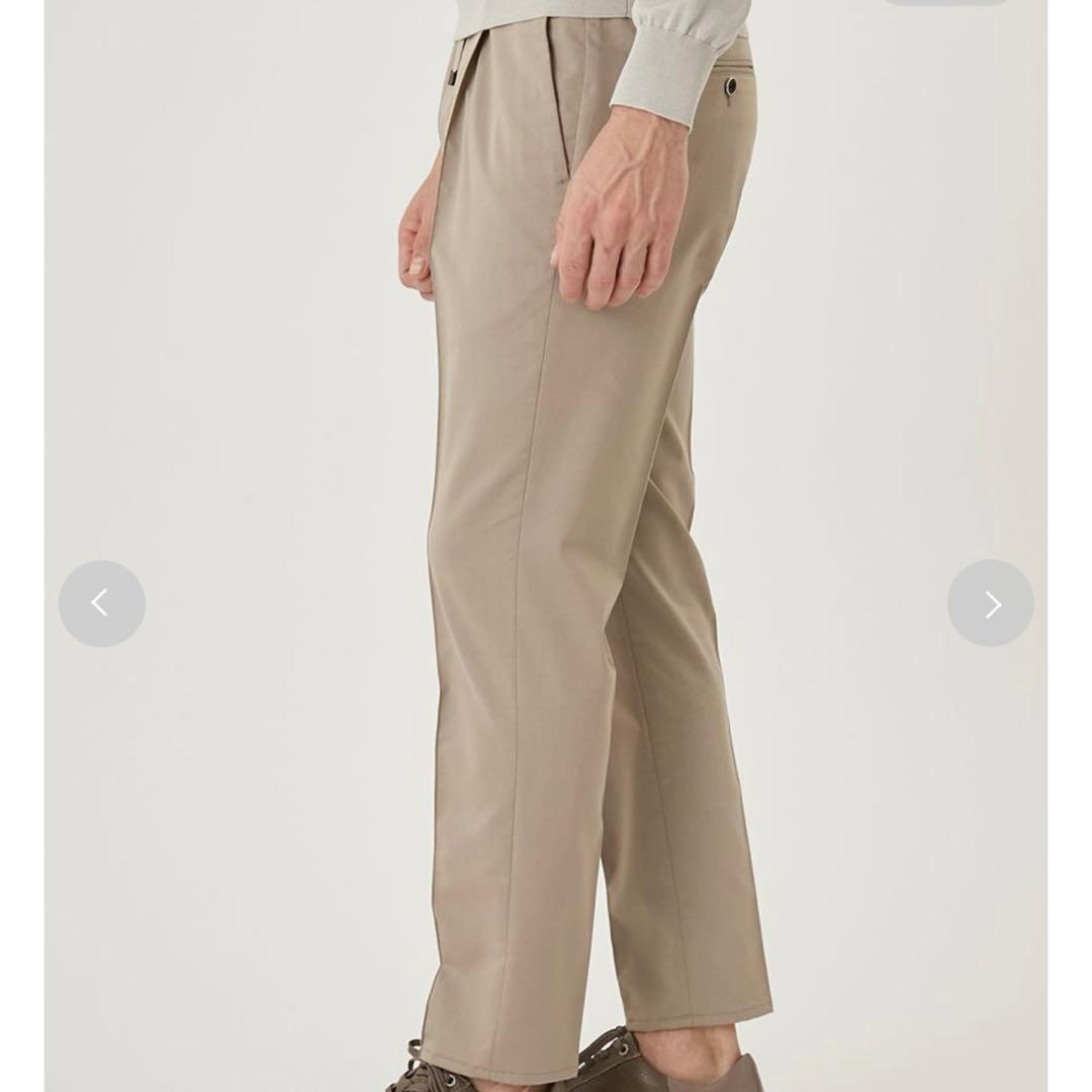 新品未使用アウールMALPENSA PLEATSベージュパンツLサイズ