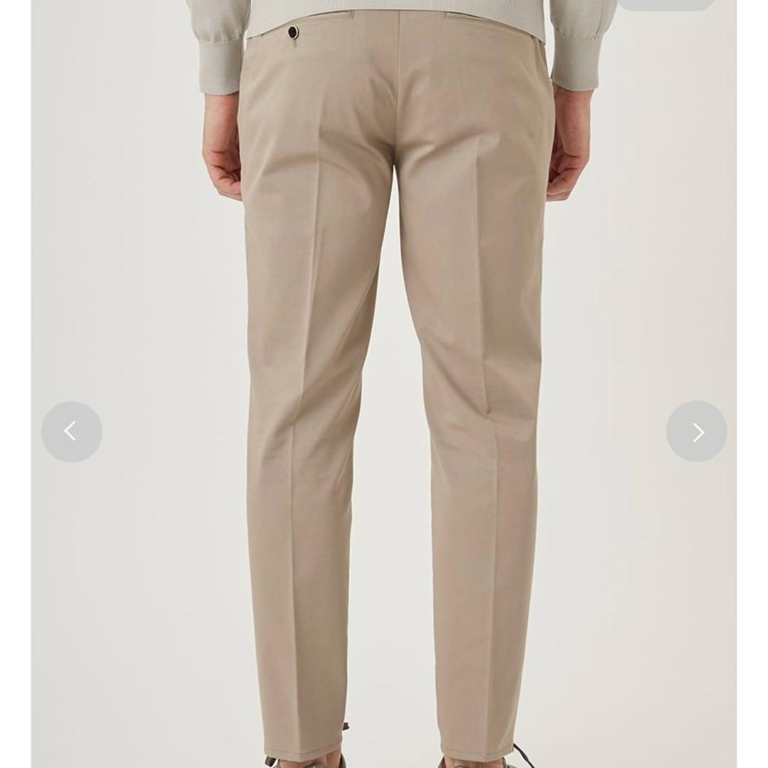 新品未使用アウールMALPENSA PLEATSベージュパンツLサイズ