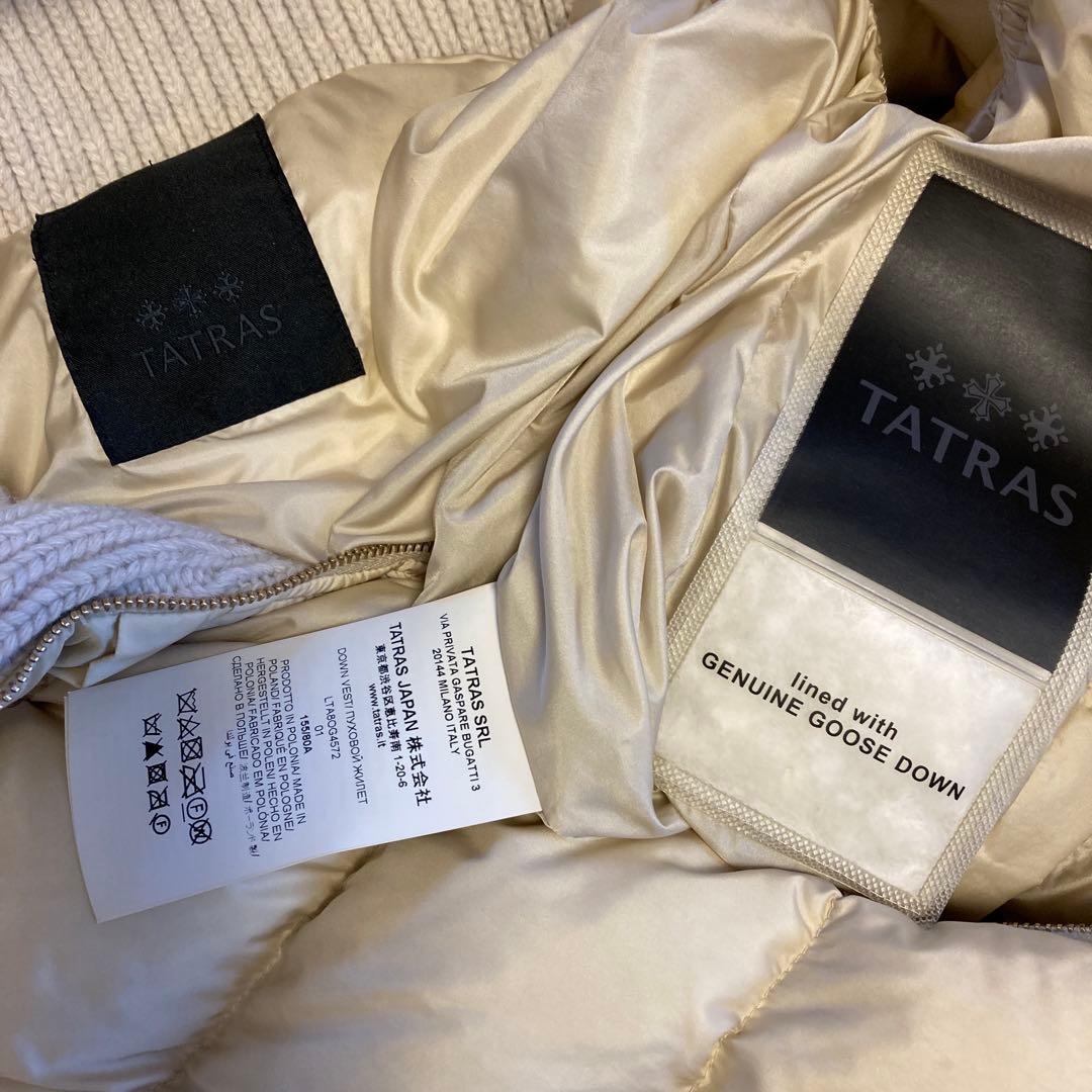 タトラス ダウンベスト　アイボリー