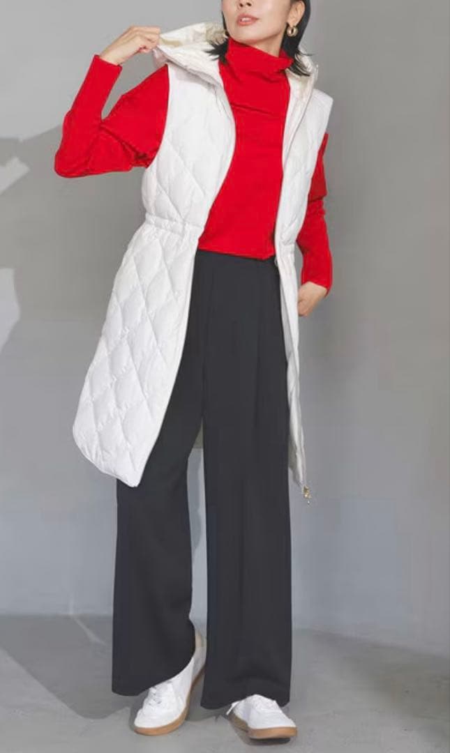 【TAION×UNFILO 】フード付きジレ 未使用タグ付