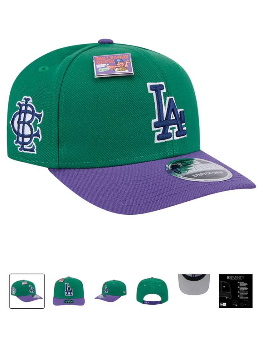 ドジャース　ニューエラ　キャップ　9SEVENTY 大谷翔平　帽子　バブルガム