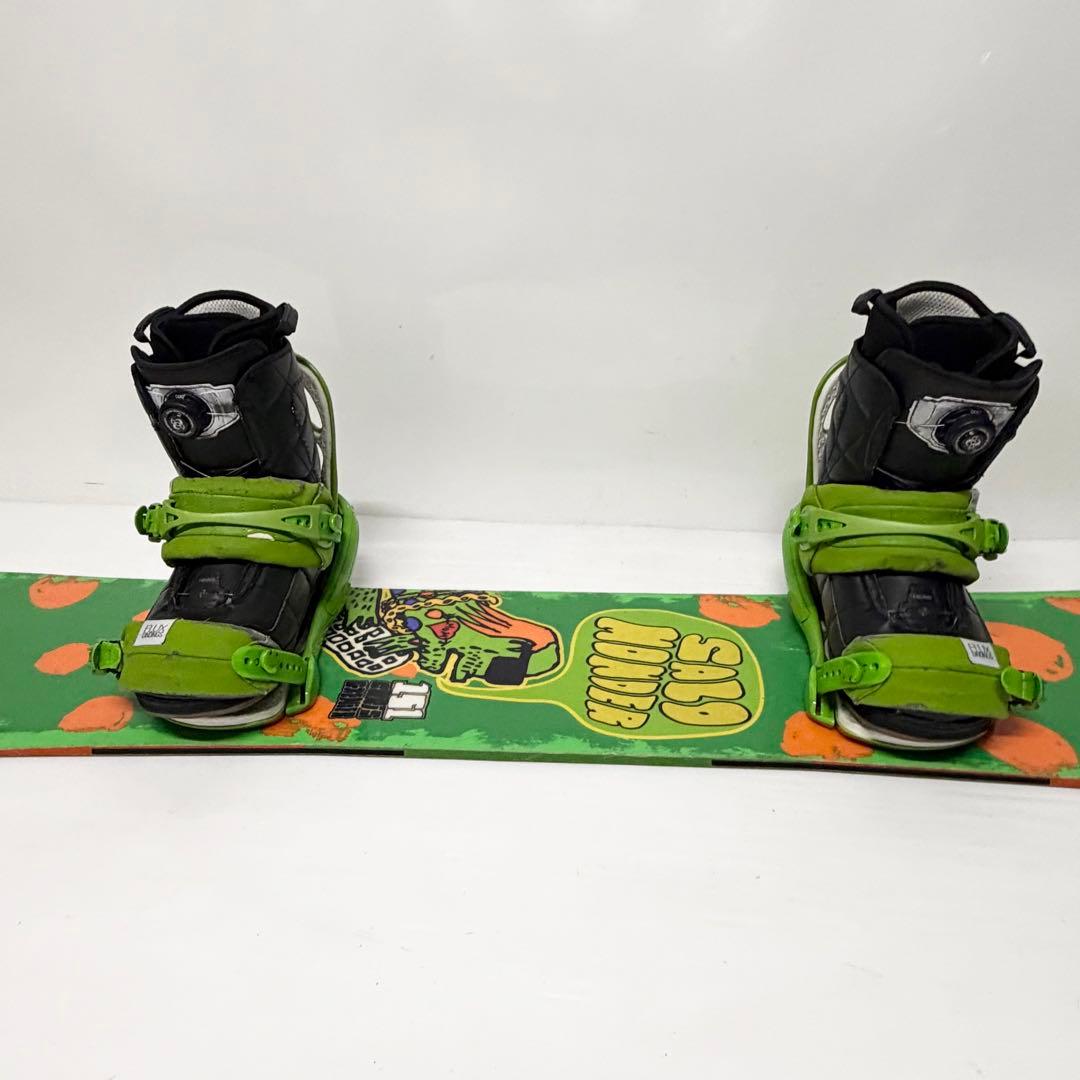 2点セットブーツ無しSALOMON FLUX スノボセット　サロモン　フラックス