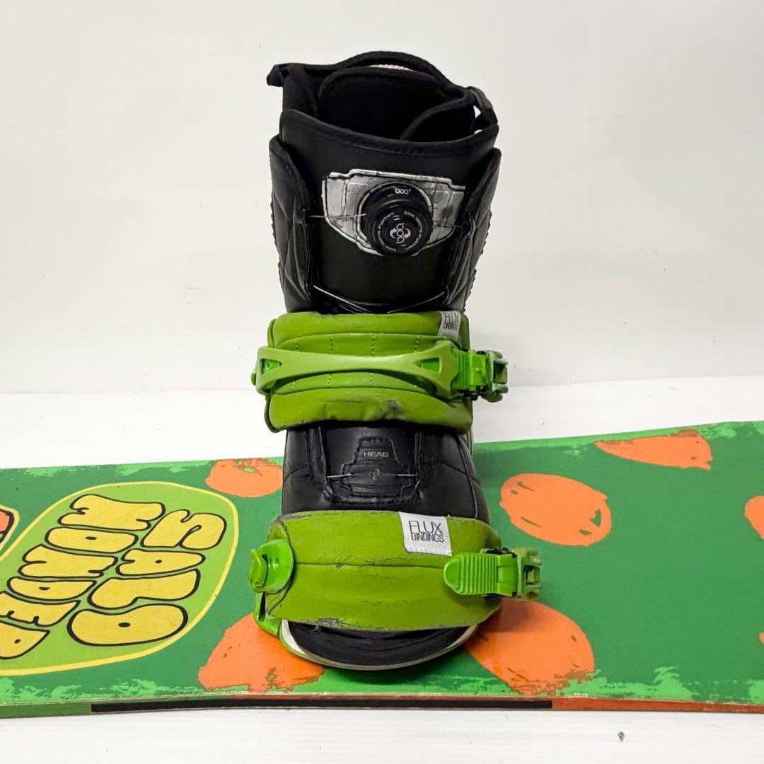 2点セットブーツ無しSALOMON FLUX スノボセット　サロモン　フラックス