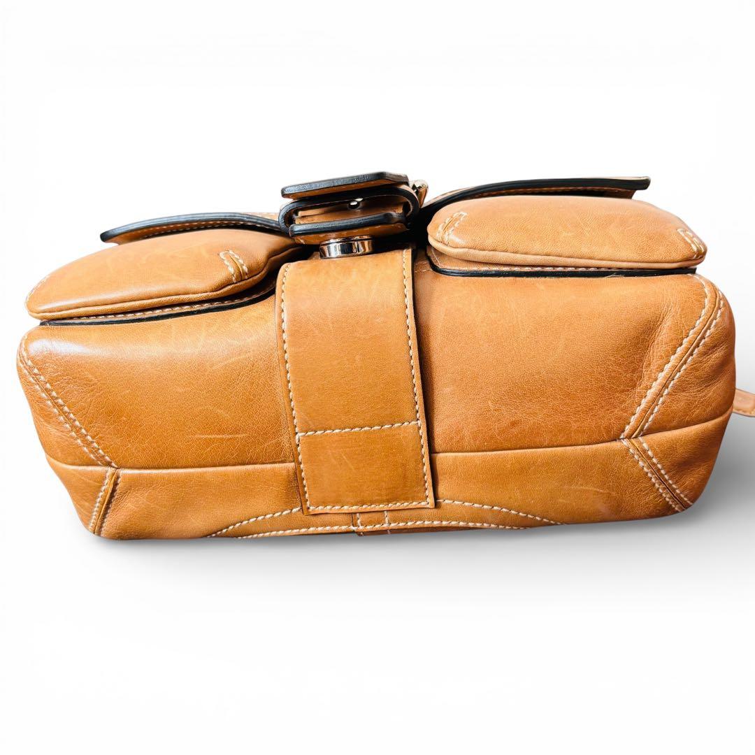 希少 COACH Soho Leather Bag 3683 Y2K brown