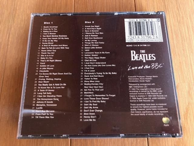 ビートルズ ライブ BBC 2枚組 CD 国内盤 貴重音源集 d733y78