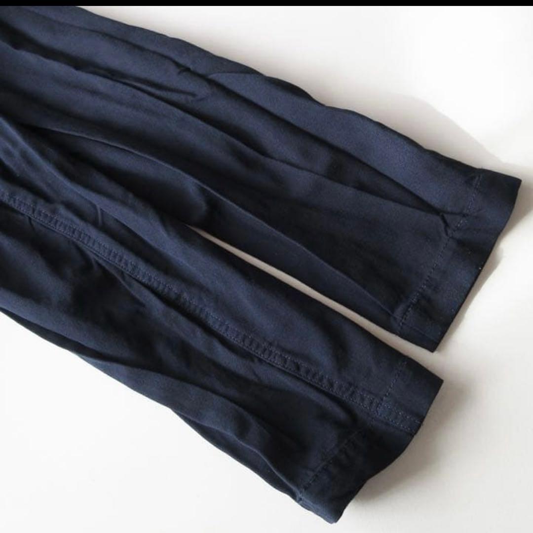 コムデギャルソン ポリ縮絨ドッキングテーラードジャケット ネイビー XS