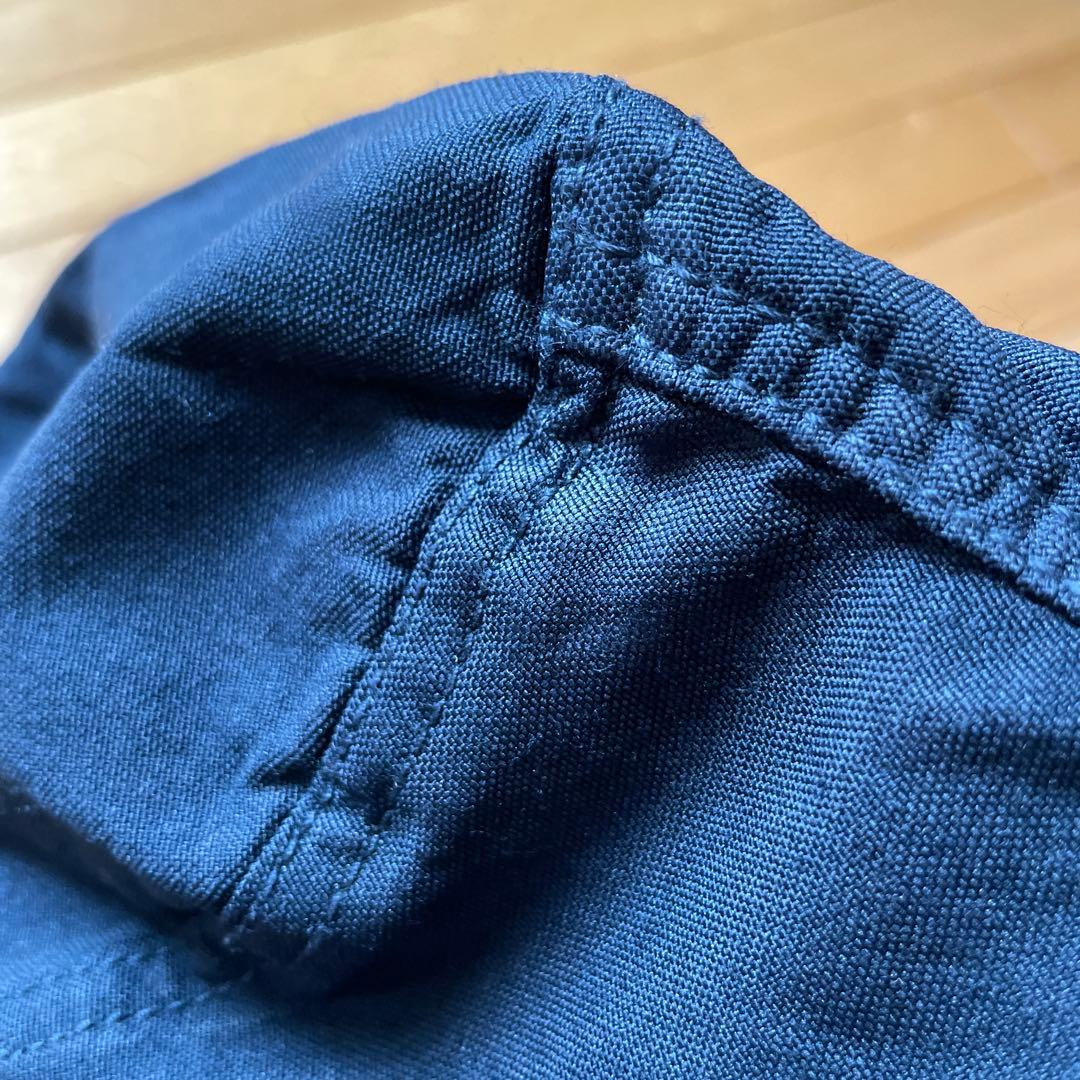 コムデギャルソン ポリ縮絨ドッキングテーラードジャケット ネイビー XS