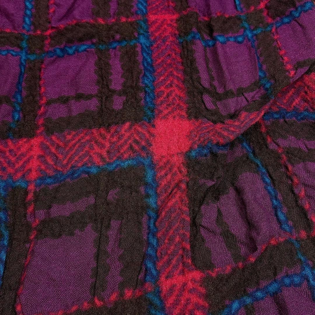 ✨美品✨慈雨　センソユニコ　チュニック　異素材切替　変形　ハイネック　ウール