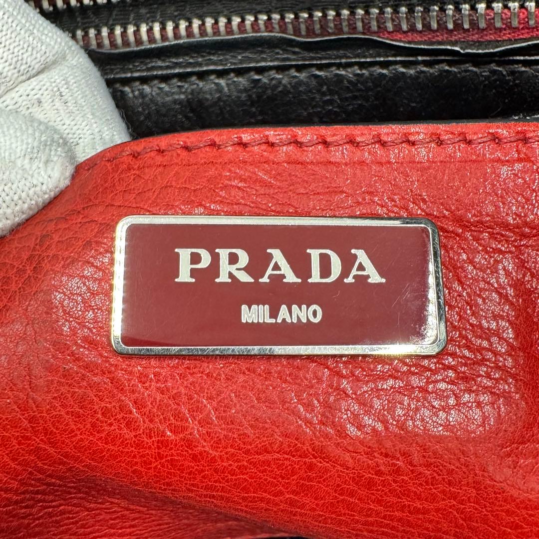 プラダ ガレリア レザー 2way トートバッグ ビジネスバッグ シリアル