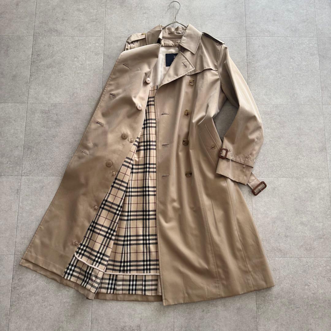 バーバリーロンドン　トレンチコート　ノバチェック　ライナー　11　ベージュ