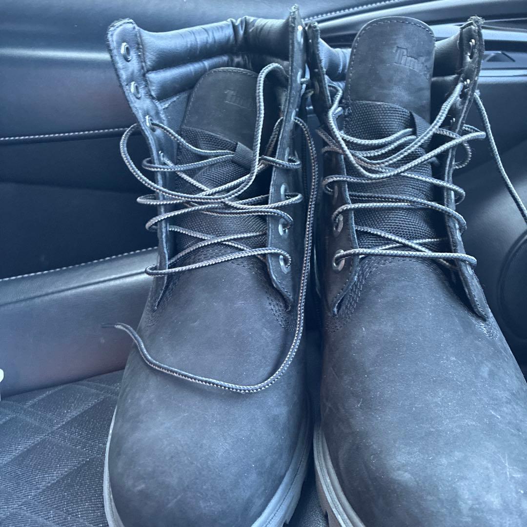 Timberland 黒 ハイカットブーツ 9W