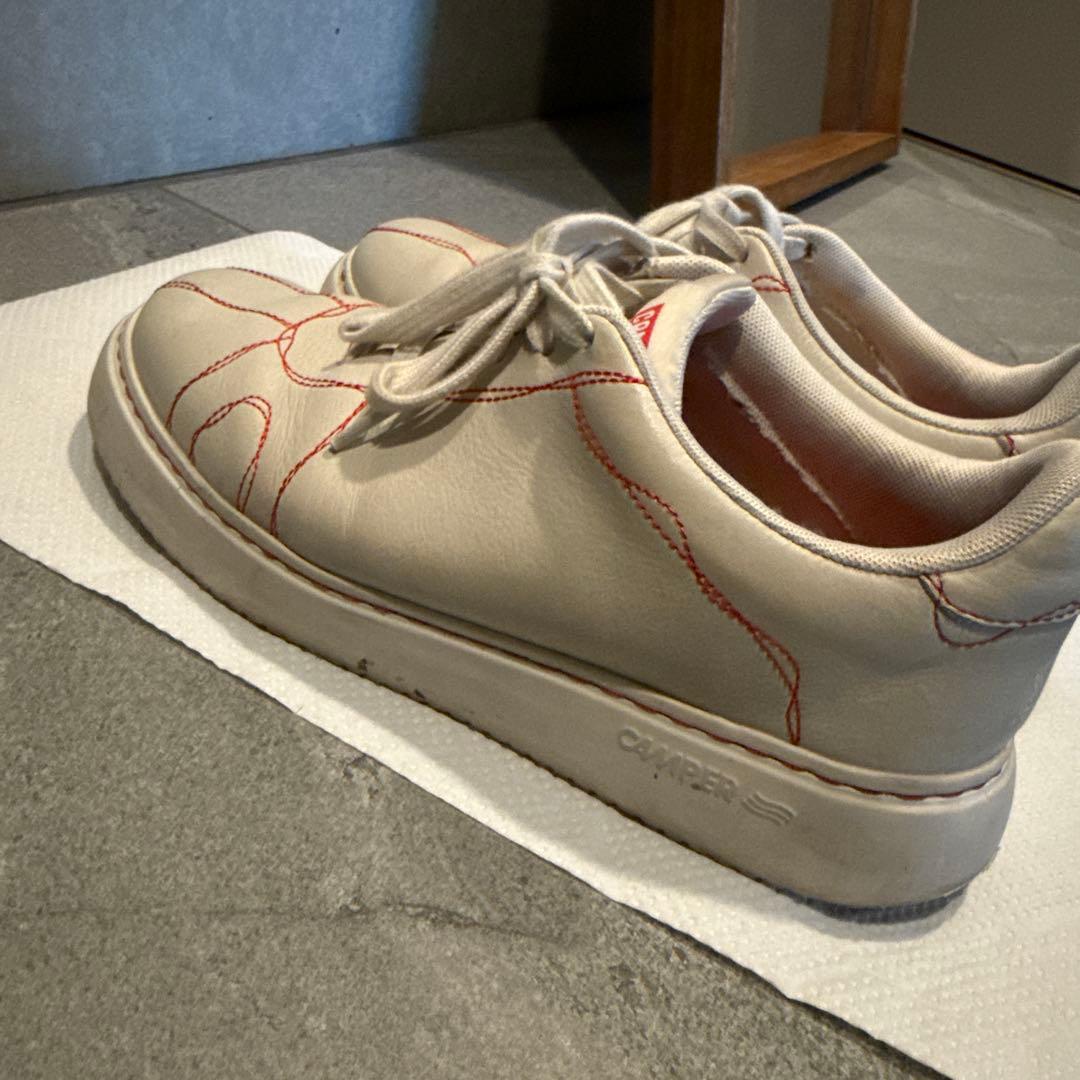 【23.5〜24】CAMPER TWINS レザースニーカー