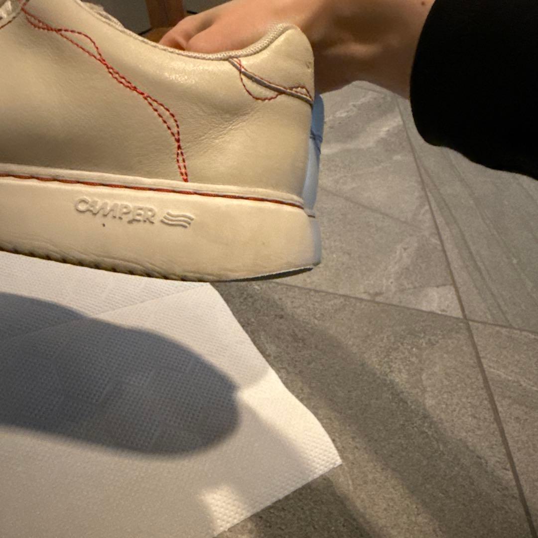 【23.5〜24】CAMPER TWINS レザースニーカー