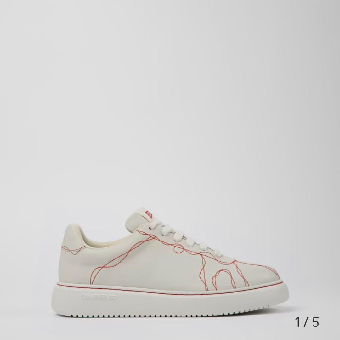 【23.5〜24】CAMPER TWINS レザースニーカー