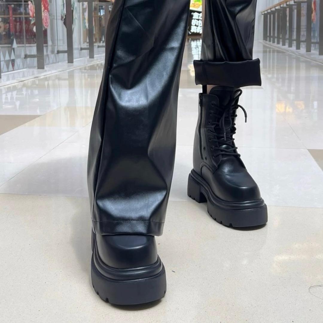 【+16.5cm】コスプレ用厚底ブーツ(24.5cm)